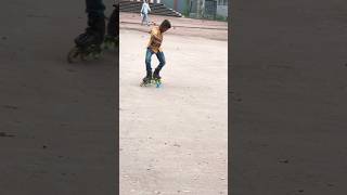 Skating slalom style  Naogaon Skating Academy [upl. by Sitarski]