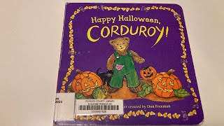 Reading Happy Halloween corduroy [upl. by Retrak]