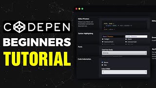 How To Use CodePen in 2024  Beginner CodePen Tutorial [upl. by Cutler]