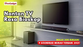 9 SPEAKER TV SOUNDBAR MURAH TERBAIK Bagai punya bioskop pribadi [upl. by Vinay]