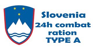 Slovenian ration 2019 24h ration typ A  SLOVENSKI MRE [upl. by Brathwaite]