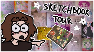 ☆Sketchbook tour JuneAugust 2023☆ [upl. by Kartis388]