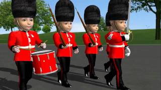 British Grenadiers March【animation 】 [upl. by O'Reilly]