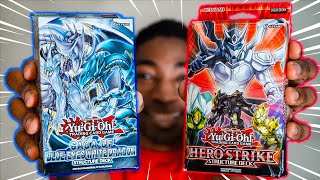 Our FAVORITE YuGiOh Structure Decks HEROES vs BLUEEYES [upl. by Pietro]