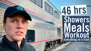 2 Nights in Amtrak Superliner Roomette  The Empire Builder Experience [upl. by Dadirac]