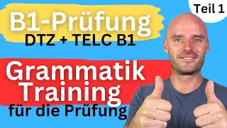 Welche Grammatikthemen sind wichtig für die Prüfung  TELC B1 GrammatikTraining  Teil 1 [upl. by Okwu800]