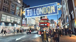 London Christmas Lights 2020 ✨ Oxford Street Bond Street amp Carnaby Street Festive Walk [upl. by Llednahc]