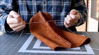 Building Leather Pouch For Pathfinder Water Bottle Cook Set [upl. by Hiro570]