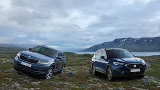 2019 Seat Tarraco vs 2018 Skoda Kodiaq [upl. by Dilly]