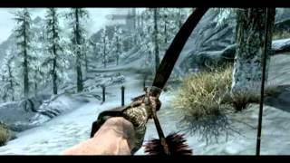 Skyrim  Subir Arqueria  LLegar con angi y su arco [upl. by Schrader]