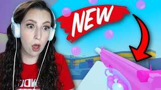 They CHANGED the NEW BUBBLEGUM Gun  Roblox Big Paintball [upl. by Rosner]