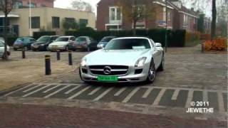 The all new 2012 MercedesBenz SLS AMG Roadster Engine startup sound and details 1080p HD [upl. by Llenrahc849]