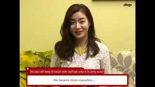 ENG Dialogue with Kang Sora  About Leeteuk and the KISS CUT [upl. by Nerua810]