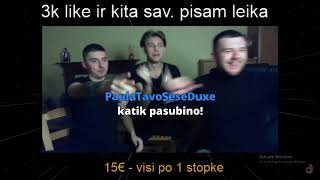 Melesko Drunk Stream momentas [upl. by Edras]