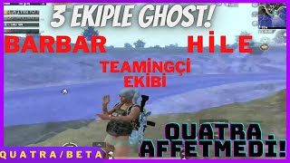 QUATRA VS BARBARTEAMİNGÇİ EKİBİHİLENELER OLUYOR AMAÇLARI NE PUBG MOBİLE [upl. by Celestina]