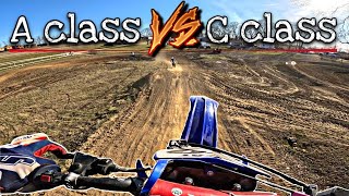 A Class VS C Class LAP TIME COMPARISON yz250kx250f [upl. by Flosi]