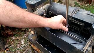 PLANER Harbor Freight blade removal and sharpening [upl. by Sirdi]