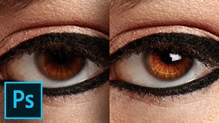 Add Brilliant Catchlights amp Details to Eyes in Photoshop [upl. by Thom]