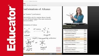 Conformations of Alkanes  Organic Chemistry [upl. by Martinez]