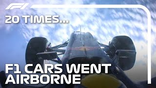 20 Times F1 Cars Went Airborne [upl. by Marvella683]