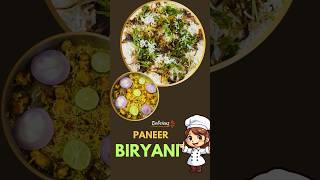 Best and Easy Paneer Biryani Must try shortsvideo youtubeshortsrecipefoodiepaneerbiryani [upl. by Rysler987]