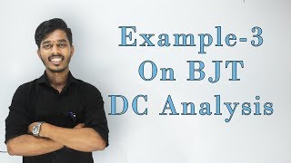 BJT DC Biasing  Example3 Lec 19 [upl. by Fakieh]