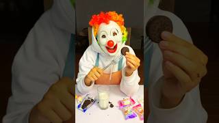 Clown Vs Cookie 🍪👻⁉️Clownandbears shorts funny comedy ytshorts tiktok viral food [upl. by Dyer]