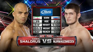 UFC Debut Khabib Nurmagomedov vs Kamal Shalorus  Free Fight [upl. by Henrieta491]