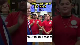 Trump endorsed in Las Vegas Fast food resturant [upl. by Enneles27]