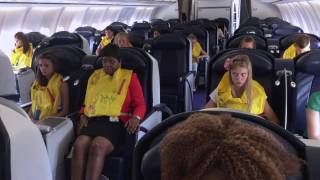 CABIN CREW TRAINING DITCHING  LONG FULL PREPARATION [upl. by Zia]