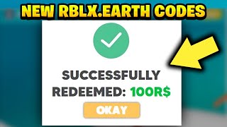 ALL NEW RBLXEARTH PROMOCODES FEBRUARY 2024 [upl. by Lantha]