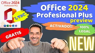 INSTALAR OFFICE 2024 Professional Plus LTSC PREVIEW ✅ Gratis y 100 Legal ✅ [upl. by Rush]