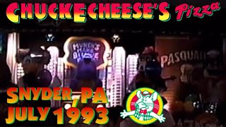 Chuck E Cheese’s July 1993 Snyder PA 1993 [upl. by Blondelle]