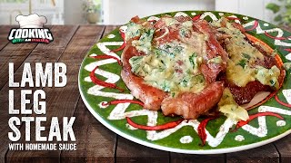 How to Cook Lamb Leg Steak with Homemade Sauce  In 15 minutes [upl. by Assisi]