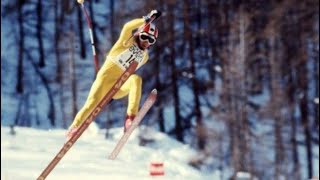 Franz Klammer Olympic Champion 1976 Victory Run Downhill [upl. by Ertha]