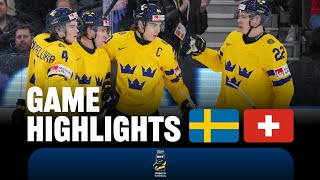 Highlights Sweden vs Switzerland  2024 WorldJuniors [upl. by Eirased]