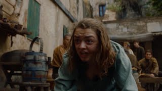 Arya turns classic chasescene pacing into a trap on Game Of Thrones [upl. by Eradis]