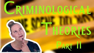 Criminological Theories with Examples from Movies PART 2 [upl. by Ahsilrak461]