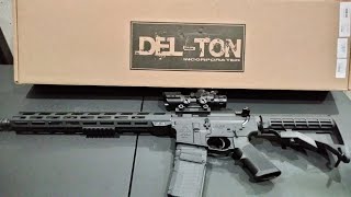 Unboxing AR 15 By Del Ton Sierra 316L MLOK 556 223 [upl. by Suivatnom915]