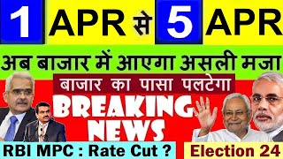 बाजार में बदलाव 04 BIG NEWS🔥 LATEST STOCK MARKET NEWS⚫DALAL STREET WEEK AHEAD⚫MPCRBIQ4 RESULTIPO [upl. by Ennaitak]