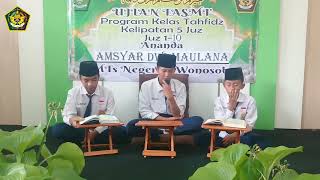 Ujian Tasmi Al Quran Program Kelas Tahfidz MTs Negeri 2 Wonosobo [upl. by Balliol]