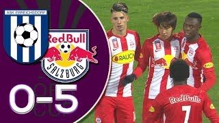 ÖFB Cup 3 Runde ASK Ebreichsdorf  Red Bull Salzburg 05 ● Alle Tore und Highlights [upl. by Koss]