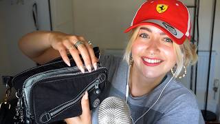 ASMR Whats in my bag fast tapping [upl. by Phina]