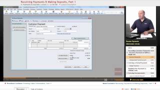 quotReceiving Payments amp Making Depositsquot  QuickBooks with Educatorcom [upl. by Rehpotsirh]