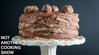 how to make a CHOCOLATE HAZELNUT CAKE [upl. by Goldshell]