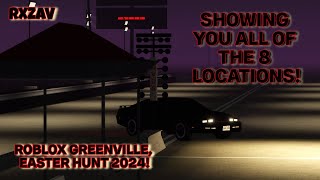 SHOWING YOU WHERE THE 8 EASTER EGGS ARE  Easter Hunt 2024  Roblox Greenville [upl. by Huntington386]