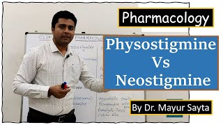 Physostigmine vs Neostigmine  Pharmacology  Physostigmine  Neostigmine [upl. by Noma]