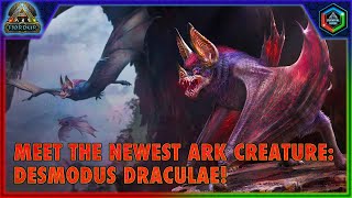 Meet the Desmodus Draculae the Third New Dino Coming to the New Ark Fjordur Official DLC Map [upl. by Suirradal567]