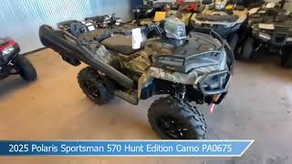 2025 Polaris Sportsman 570 Hunt Edition Camo PA0675 [upl. by Maggs]