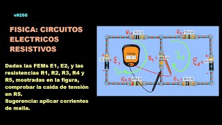 v266 CIRCUITO RESISTIVO  LA TEORIA COINCIDE CON EL SIMULADOR [upl. by Atiuqin767]